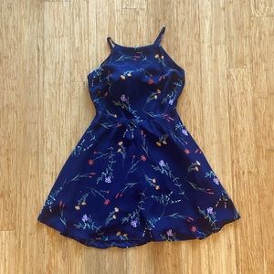 Lulu’s Floral Dress with Bow